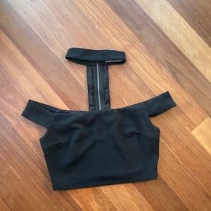 LF Choker Crop Top